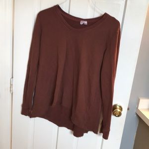 Cozy sweatshirt crew neck